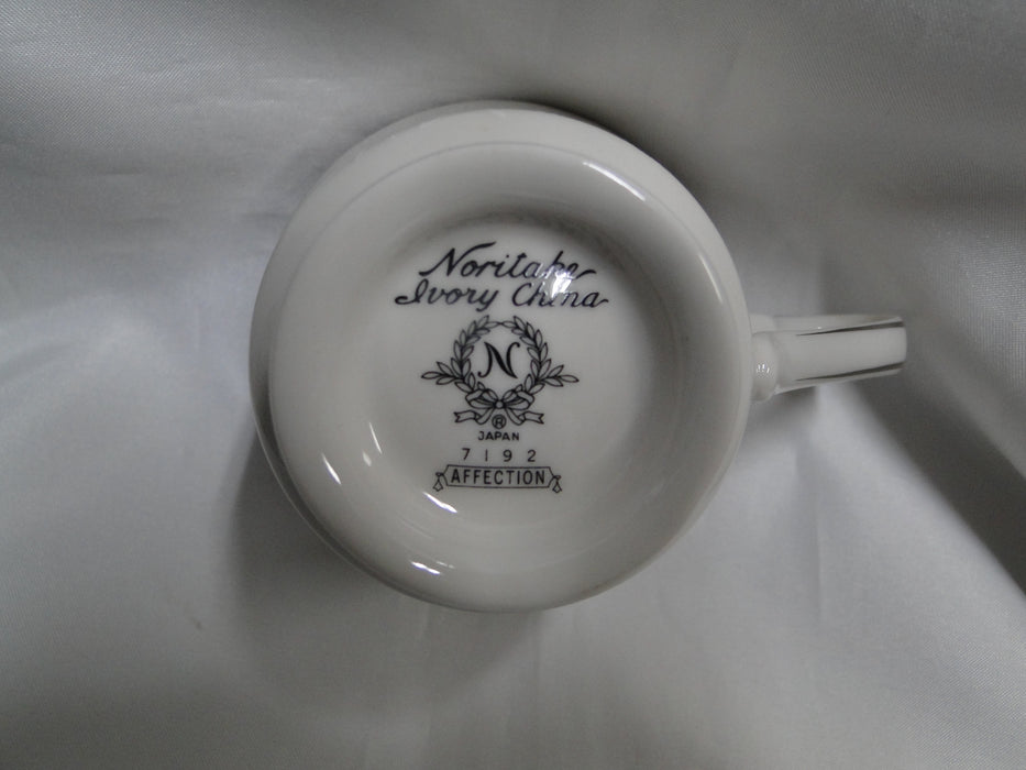 Noritake Affection, 7192, White Flowers: Cup & Saucer Set (s), 3"