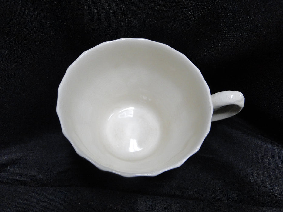 Myott Staffordshire Olde Chelsea, Cream w/ Swirl: 2 1/2" Cup Only, Crazing
