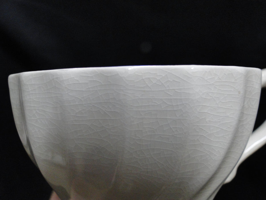 Myott Staffordshire Olde Chelsea, Cream w/ Swirl: 2 1/2" Cup Only, Crazing