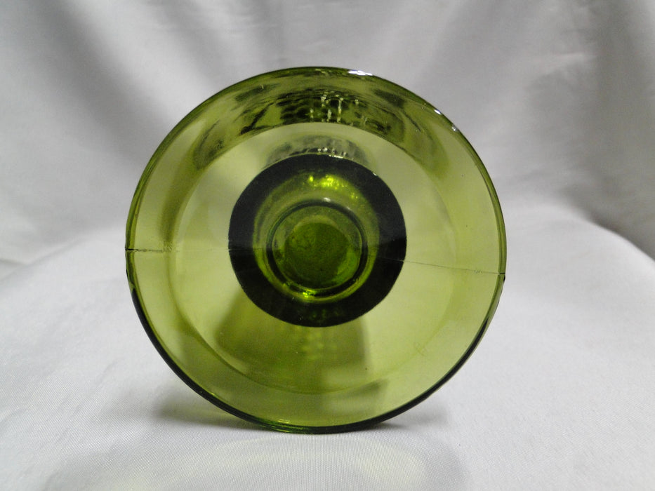 Colony Harvest Green, Pressed: Flower Vase, 3 3/4" x 7 5/8" Tall