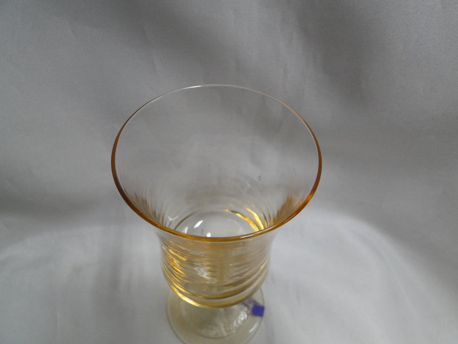 Fostoria Misty Yellow, Stem #6029: Claret Wine, 5 3/4" Tall, As Is