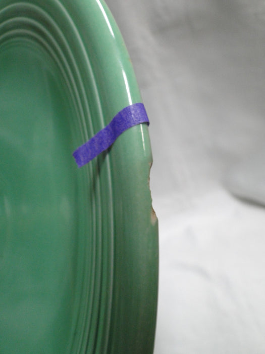 Fiesta: Lt Green Round Platter, 12 1/4", No Backstamp, As Is
