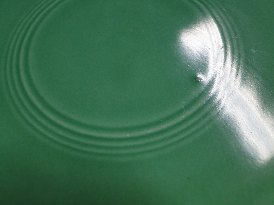 Fiesta: Lt Green Round Platter, 12 1/4", No Backstamp, As Is