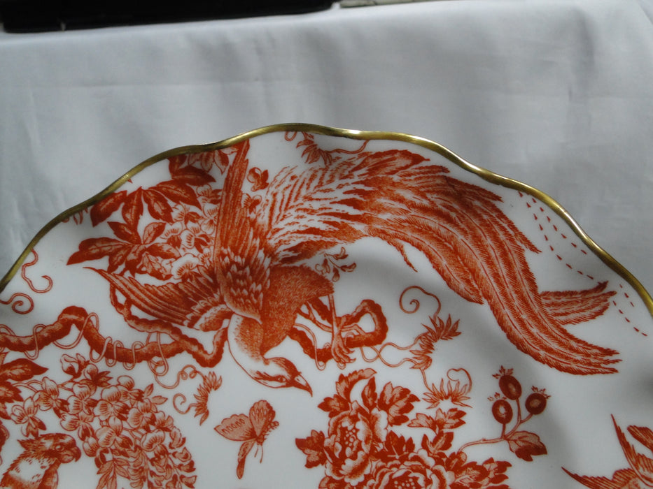 Royal Crown Derby Red Aves, Birds: Sheffield Dessert Plate (s), 8 5/8"