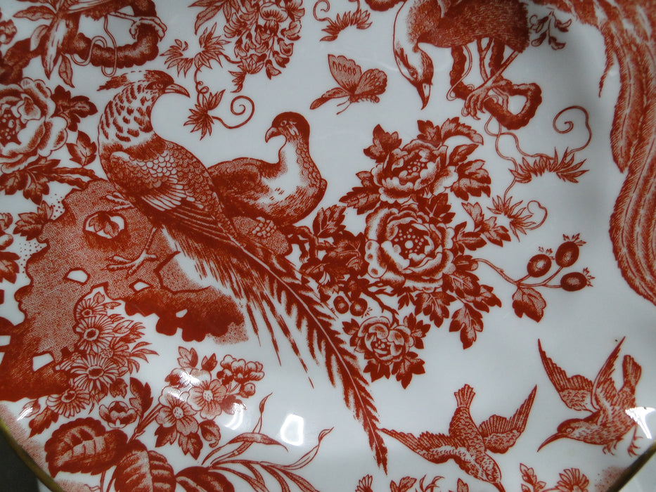 Royal Crown Derby Red Aves, Birds: Sheffield Dessert Plate (s), 8 5/8"