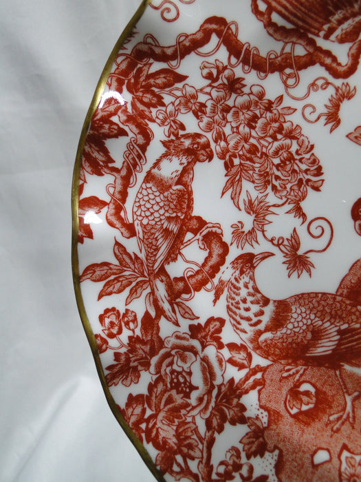 Royal Crown Derby Red Aves, Birds: Sheffield Dessert Plate (s), 8 5/8"
