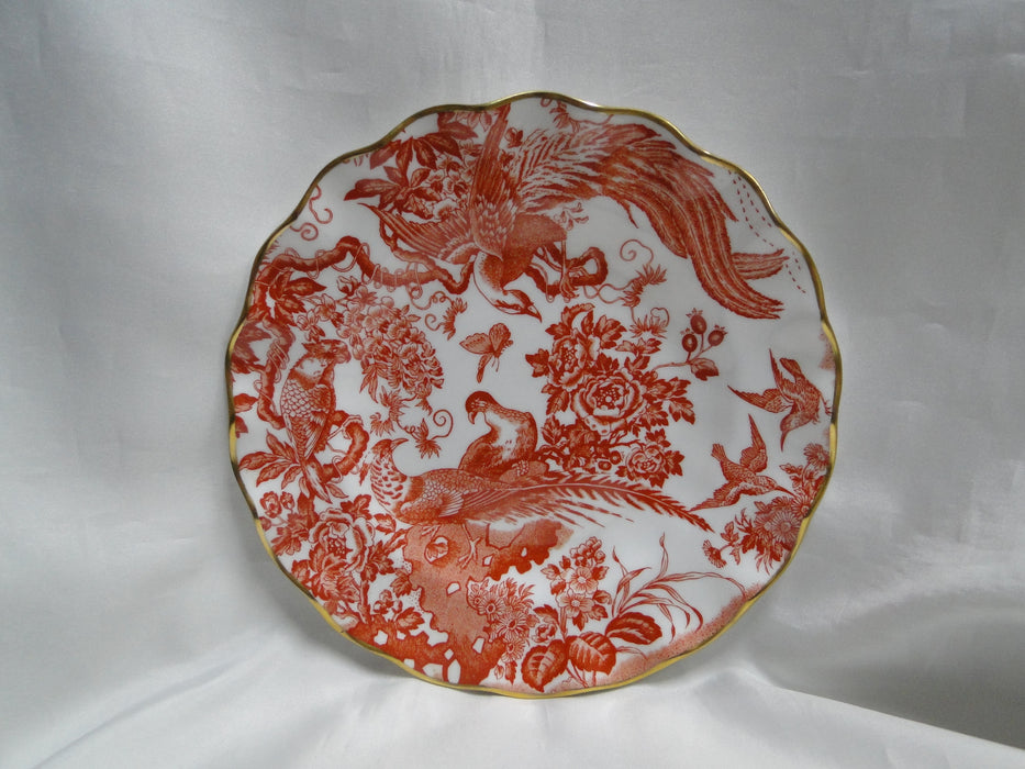 Royal Crown Derby Red Aves, Birds: Sheffield Dessert Plate (s), 8 5/8"