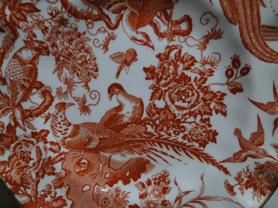 Royal Crown Derby Red Aves, Birds: Sheffield Dessert Plate (s), 8 5/8"