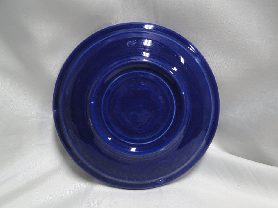 Fiesta: Cobalt Blue Cup & Saucer Set, 2 3/4" Tall, No Backstamp, Wear