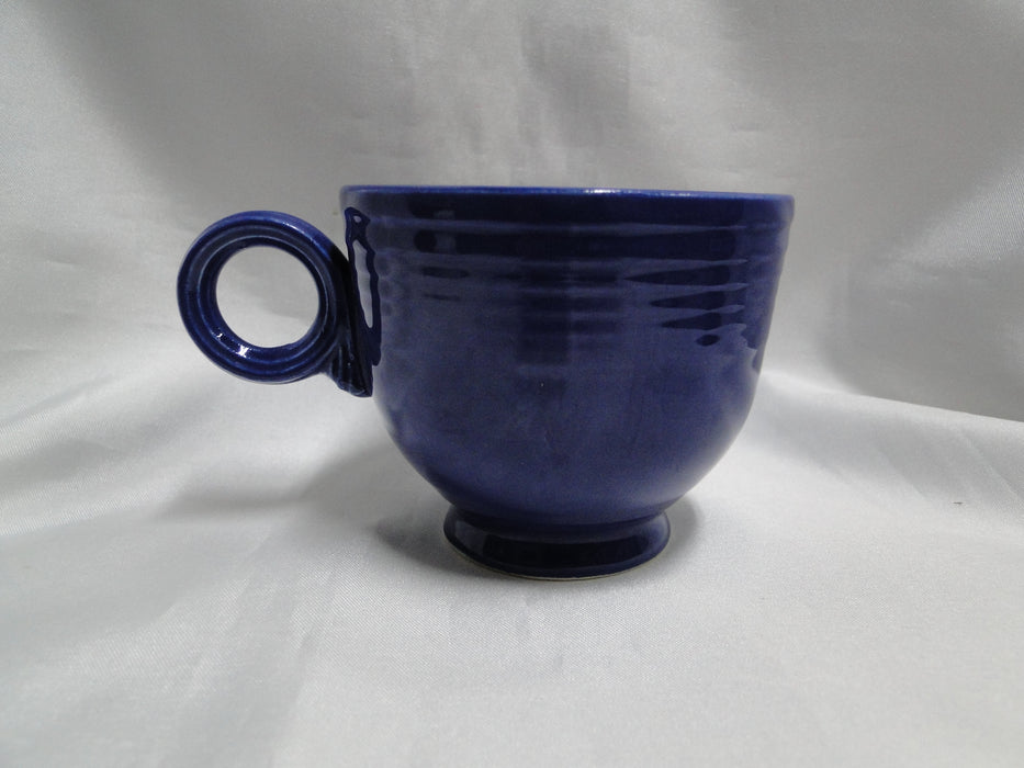 Fiesta: Cobalt Blue Cup & Saucer Set, 2 3/4" Tall, No Backstamp, Wear