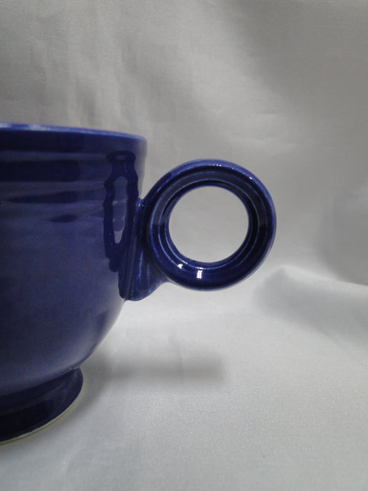 Fiesta: Cobalt Blue Cup & Saucer Set, 2 3/4" Tall, No Backstamp, Wear