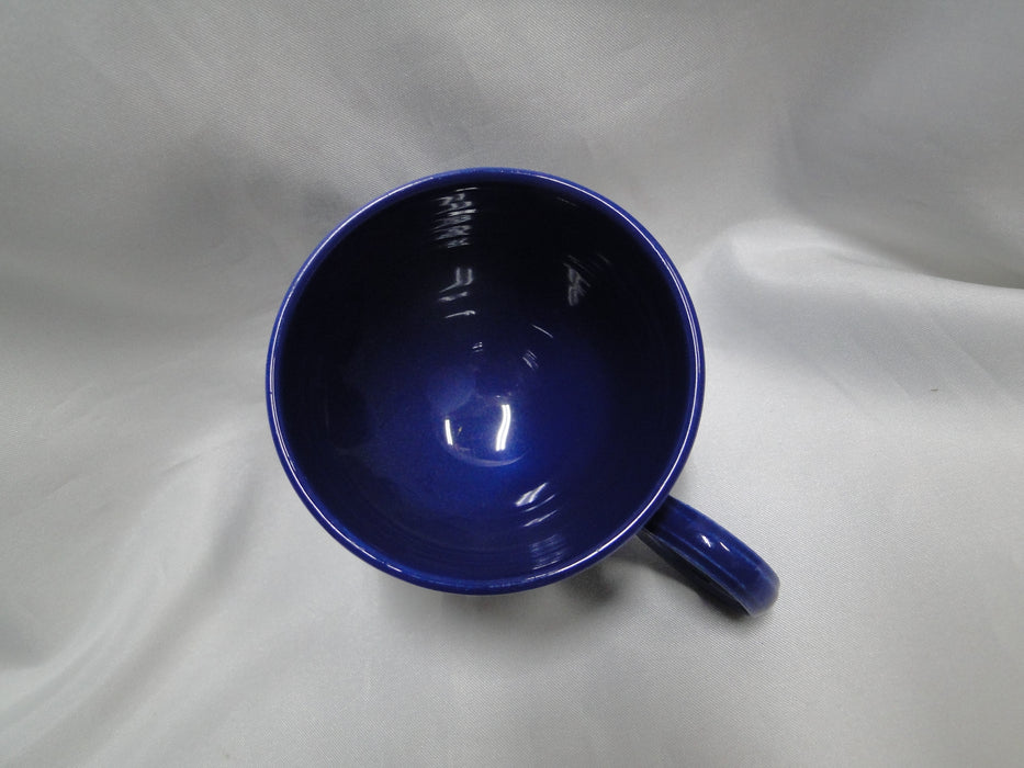 Fiesta: Cobalt Blue Cup & Saucer Set, 2 3/4" Tall, No Backstamp, Wear