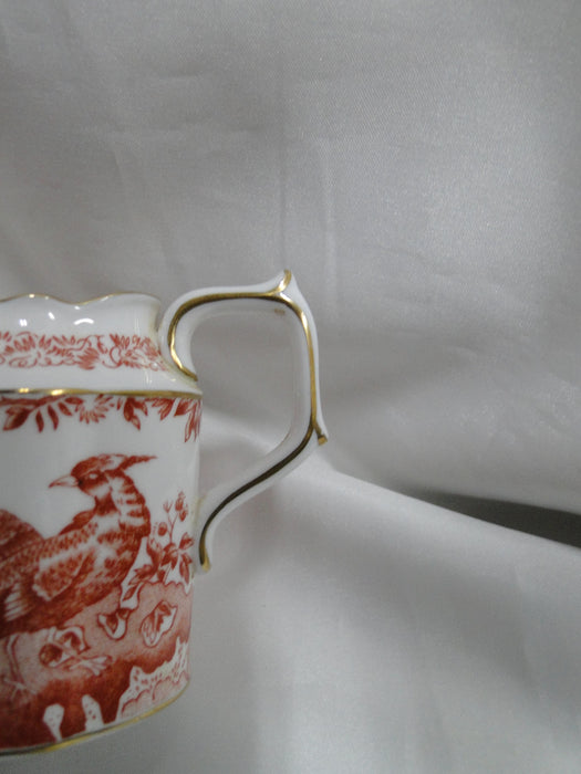 Royal Crown Derby Red Aves, Birds: Sugar Bowl w/ Handles, No Lid