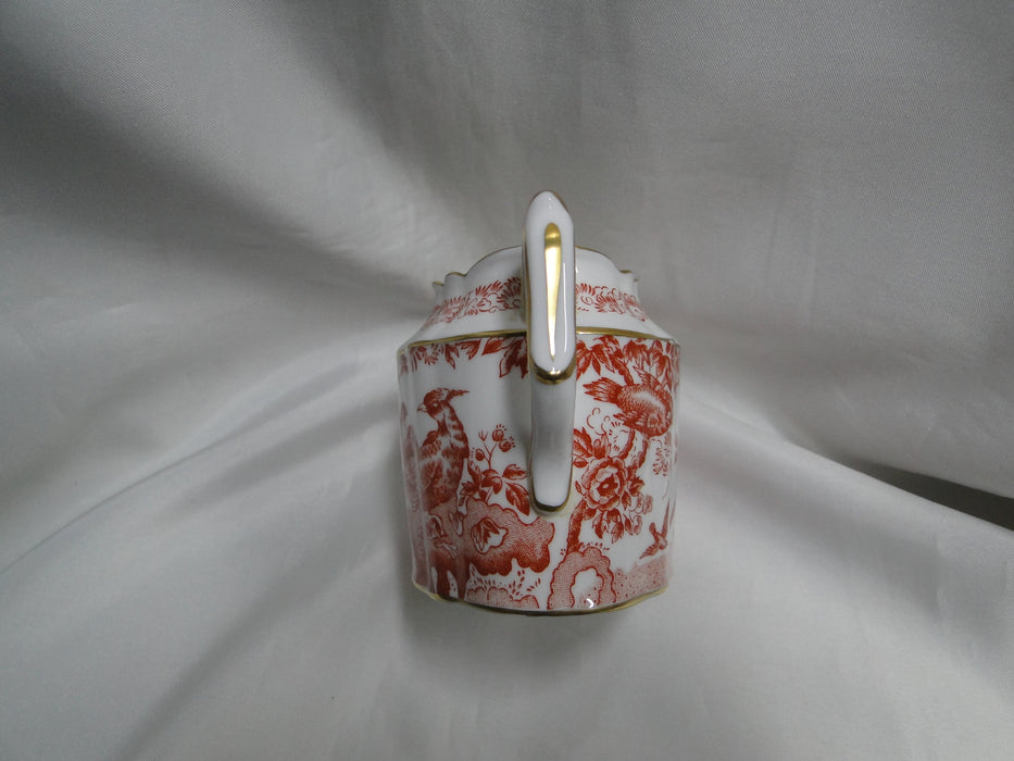 Royal Crown Derby Red Aves, Birds: Sugar Bowl w/ Handles, No Lid