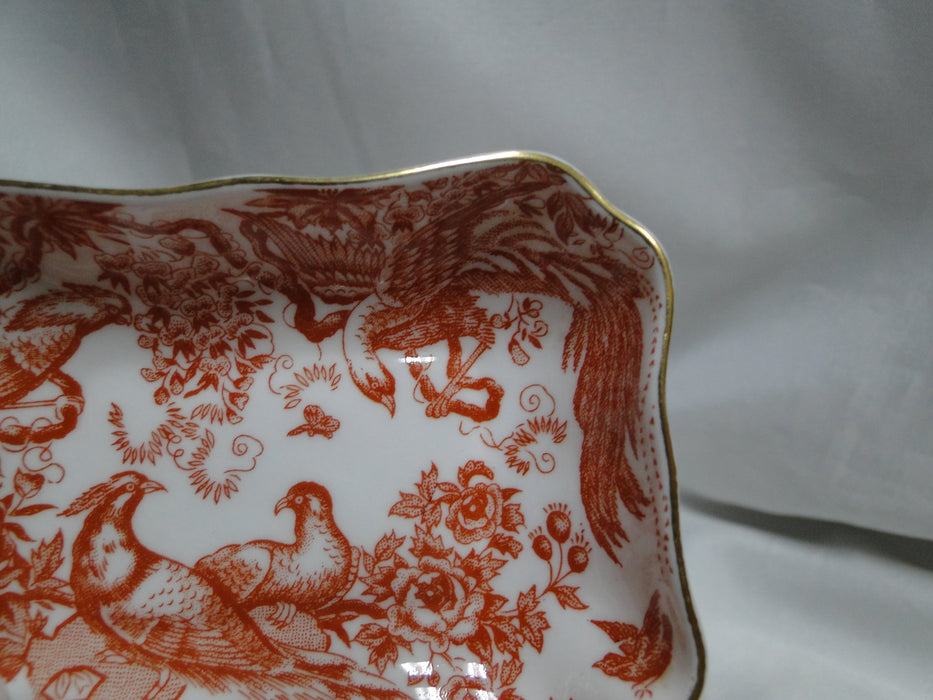 Royal Crown Derby Red Aves, Birds: Trinket Dish / Ashtray / 1800 Tray, 3 5/8"