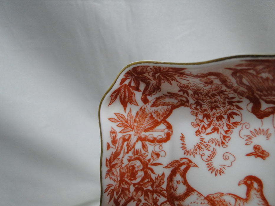 Royal Crown Derby Red Aves, Birds: Trinket Dish / Ashtray / 1800 Tray, 3 5/8"