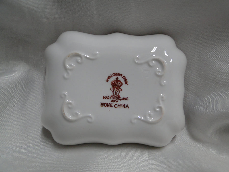 Royal Crown Derby Red Aves, Birds: Trinket Dish / Ashtray / 1800 Tray, 3 5/8"
