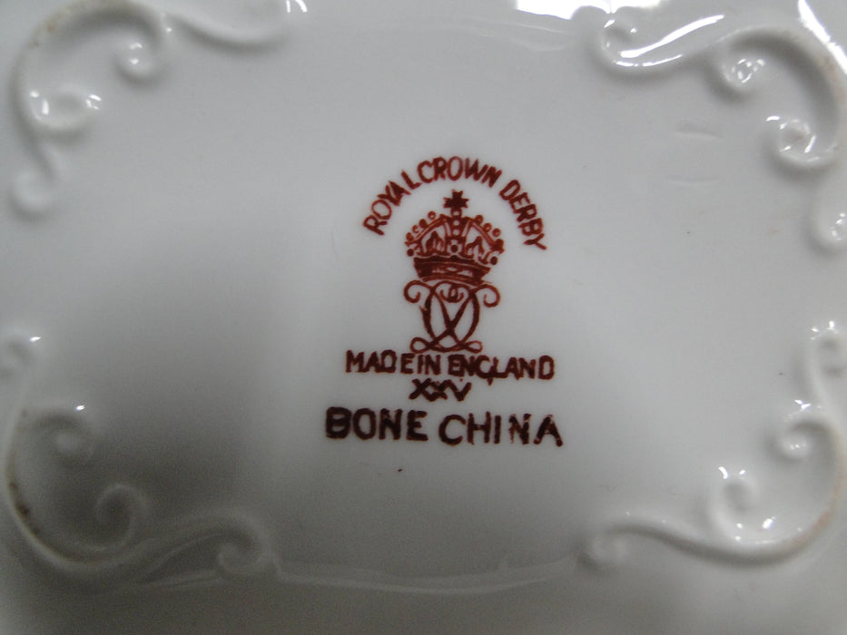 Royal Crown Derby Red Aves, Birds: Trinket Dish / Ashtray / 1800 Tray, 3 5/8"