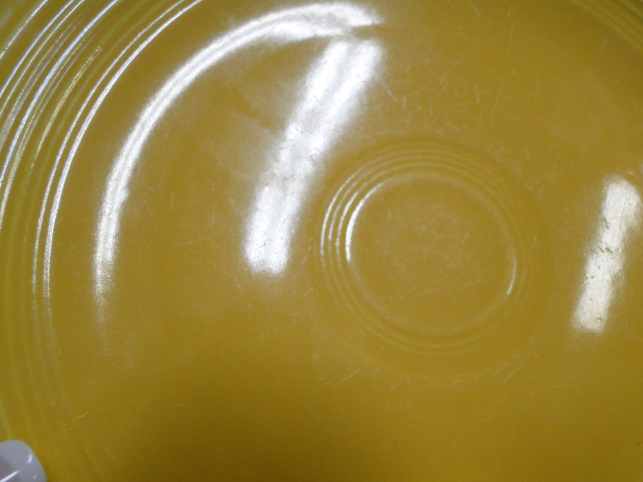 Fiesta: Yellow Salad Plate, 7 3/8", No Backstamp, Wear