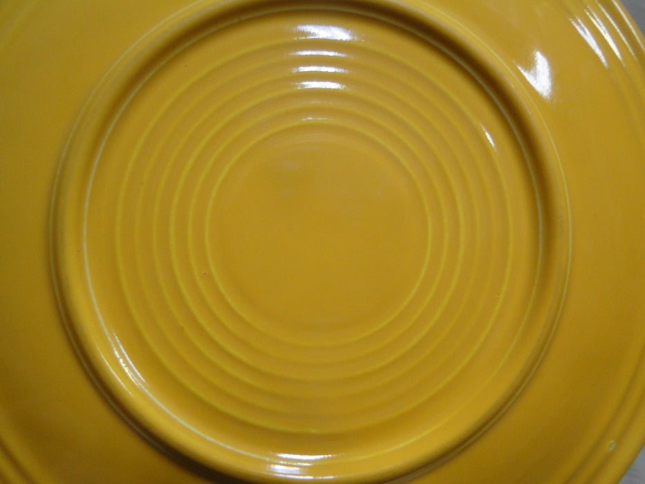 Fiesta: Yellow Salad Plate, 7 3/8", No Backstamp, Wear
