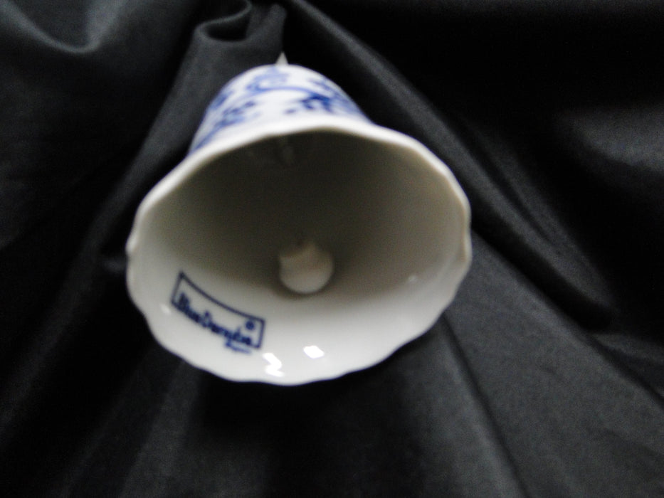 Blue Danube, Blue Onion: Bell w/ Clapper, 6" Tall