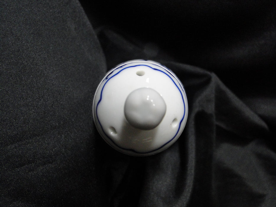 Blue Danube, Blue Onion: Salt OR Pepper Shaker, 3 Holes, 5" Tall