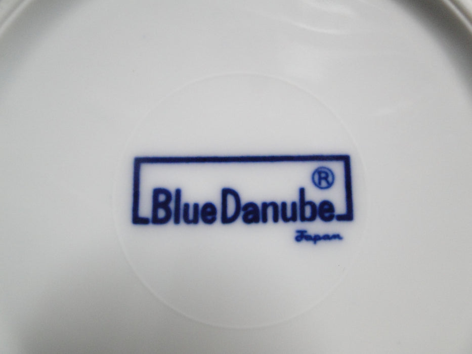 Blue Danube, Blue Onion: Pierced Serving / Fruit Bowl, 8 7/8" x 3 1/2" Tall