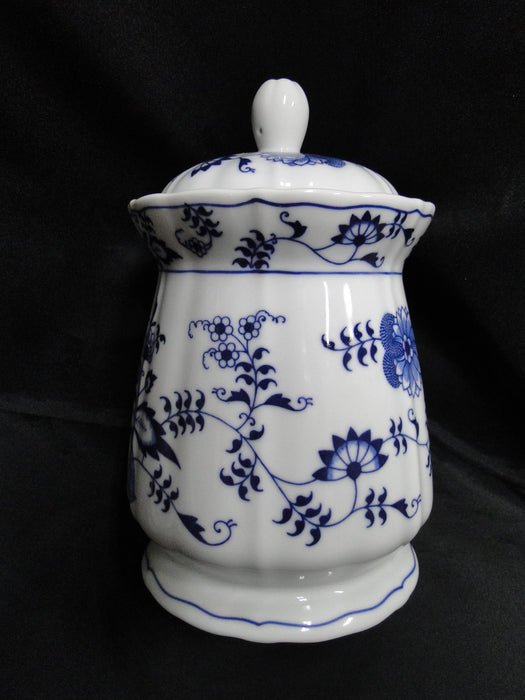 Blue Danube, Blue Onion: Candy Jar & Lid, 8 1/2" Tall