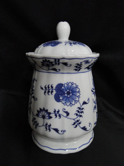 Blue Danube, Blue Onion: Candy Jar & Lid, 8 1/2" Tall