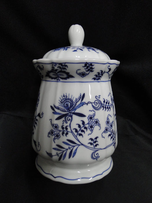 Blue Danube, Blue Onion: Candy Jar & Lid, 8 1/2" Tall