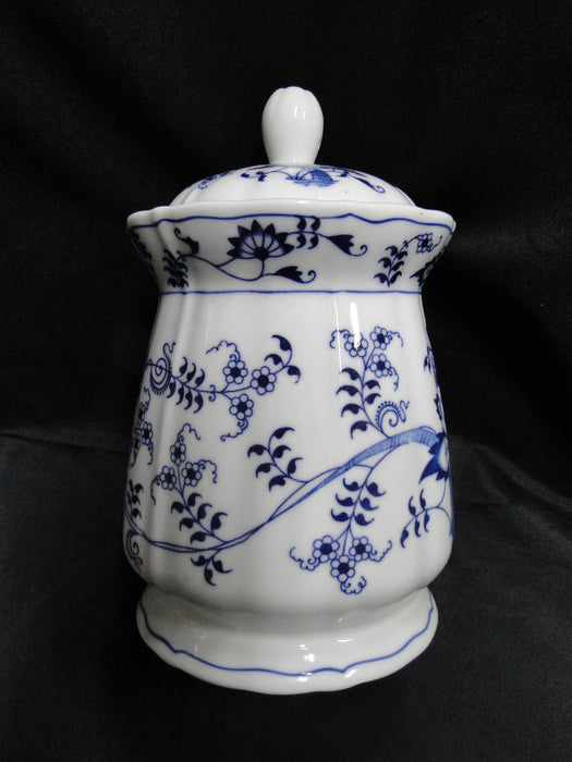 Blue Danube, Blue Onion: Candy Jar & Lid, 8 1/2" Tall