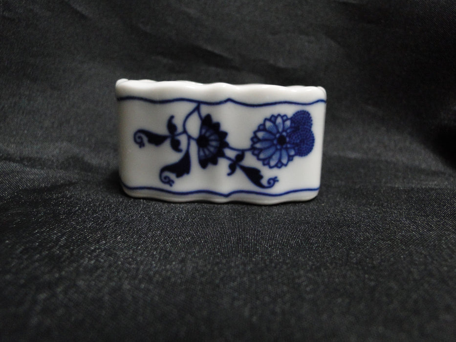 Blue Danube, Blue Onion: Set of Six Napkin Rings, 2 1/4" x 1 1/8" x 1 1/8" Tall