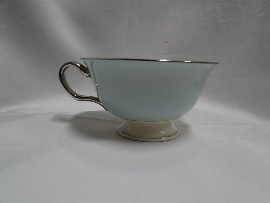 Castleton Castleton Turquoise, Platinum Trim: Cup & Saucer Set (s), 2 1/4"