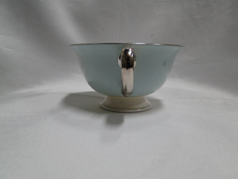 Castleton Castleton Turquoise, Platinum Trim: Cup & Saucer Set (s), 2 1/4"