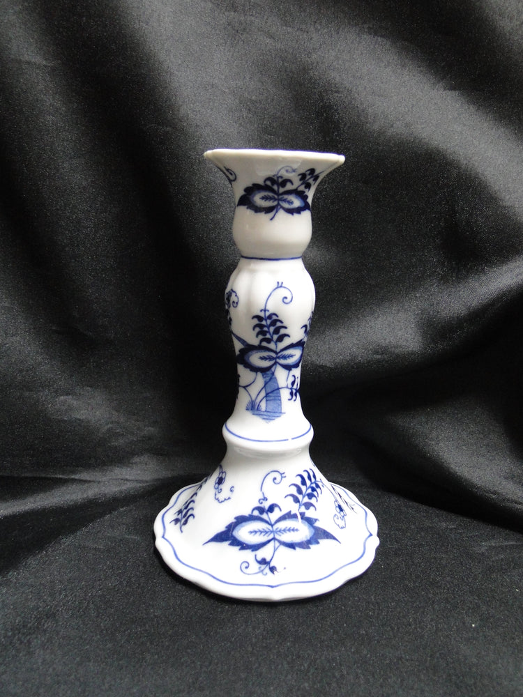 Blue Danube, Blue Onion: Candlestick (s), 6 1/4" Tall