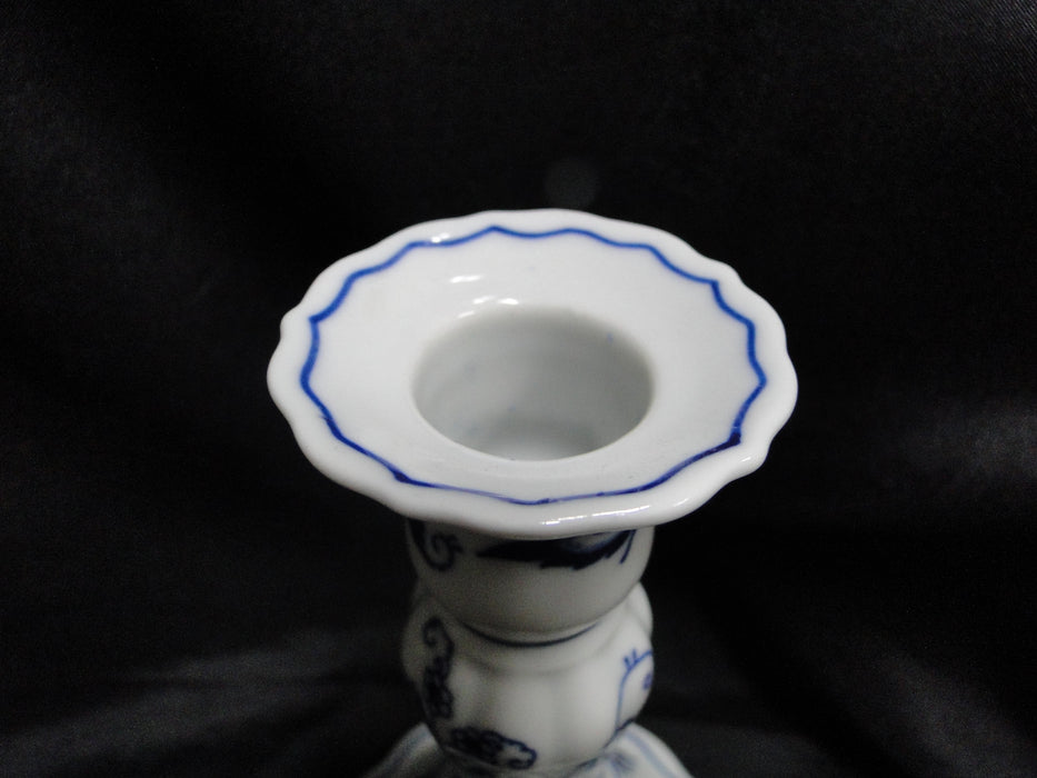 Blue Danube, Blue Onion: Candlestick (s), 6 1/4" Tall