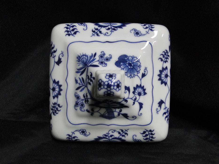 Blue Danube, Blue Onion: Wedding Bowl & Lid, 8 1/4" Tall