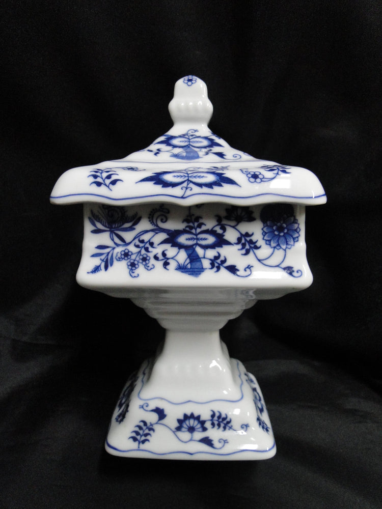 Blue Danube, Blue Onion: Wedding Bowl & Lid, 8 1/4" Tall