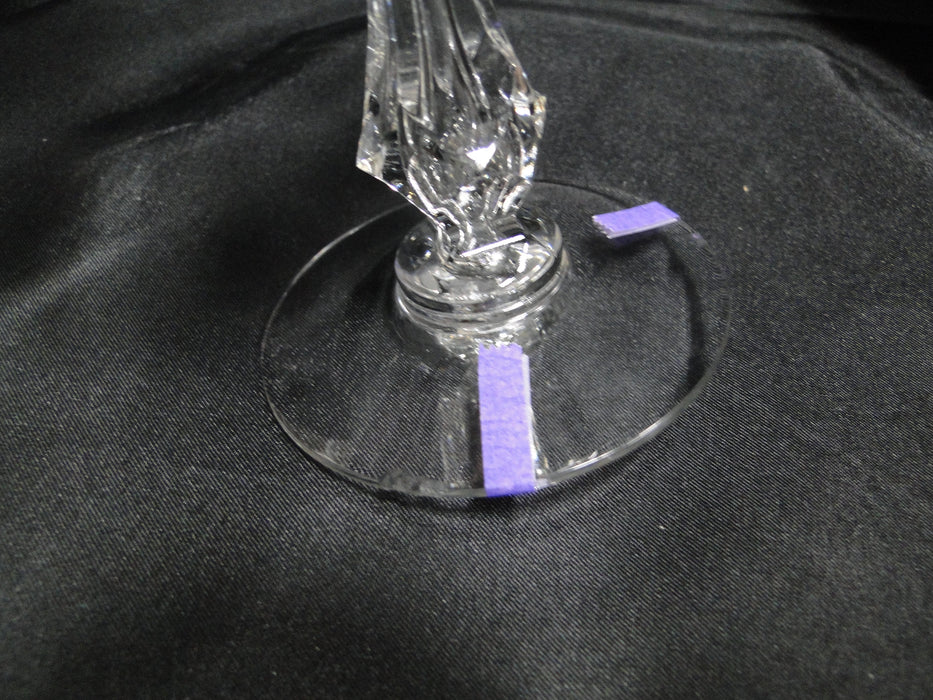 Tiffin Palais Versailles, Gold Design, Cut Ovals: Water or Wine Goblet, As Is