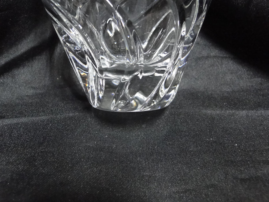 Clear w/ Swirl Cuts: Vase, 4 1/4" Tall, 3 1/2" Widest Diameter -- MG#269