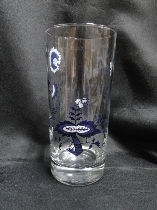 Blue Danube, Blue Onion: Glass Tumbler (s), 6 1/4" Tall, 14 oz Capacity