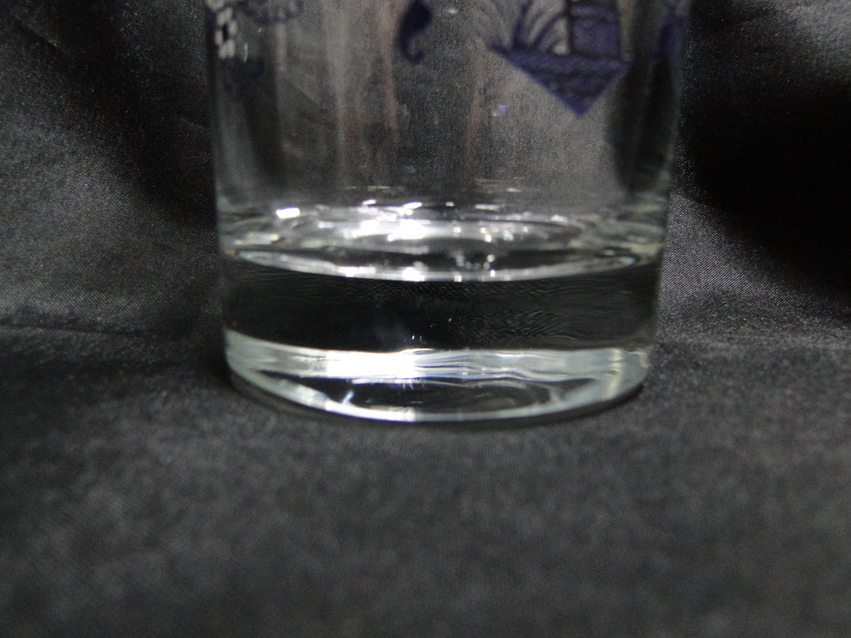 Blue Danube, Blue Onion: Glass Tumbler (s), 6 1/4" Tall, 14 oz Capacity
