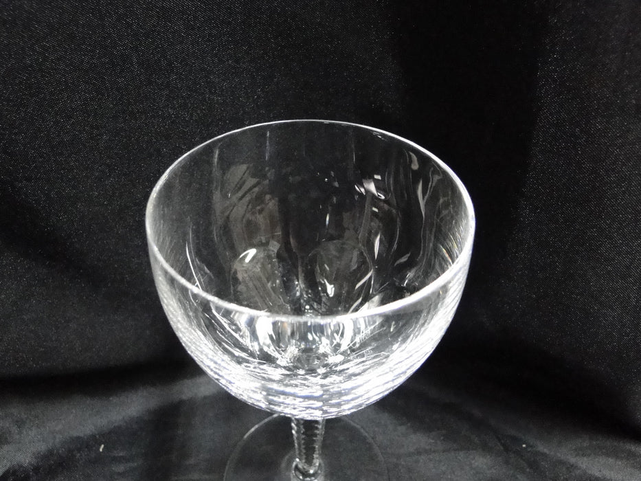 Barthmann Narziss, Cut Panels & Stem: Claret Wine (s), 5 1/2" Tall