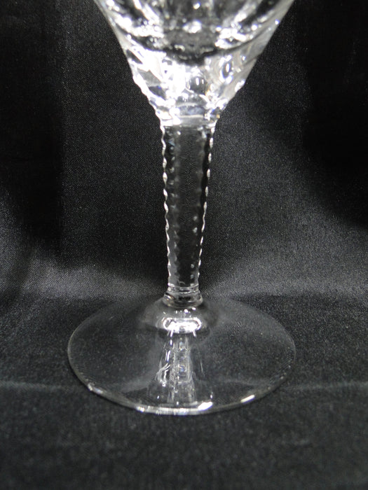 Barthmann Narziss, Cut Panels & Stem: Claret Wine (s), 5 1/2" Tall