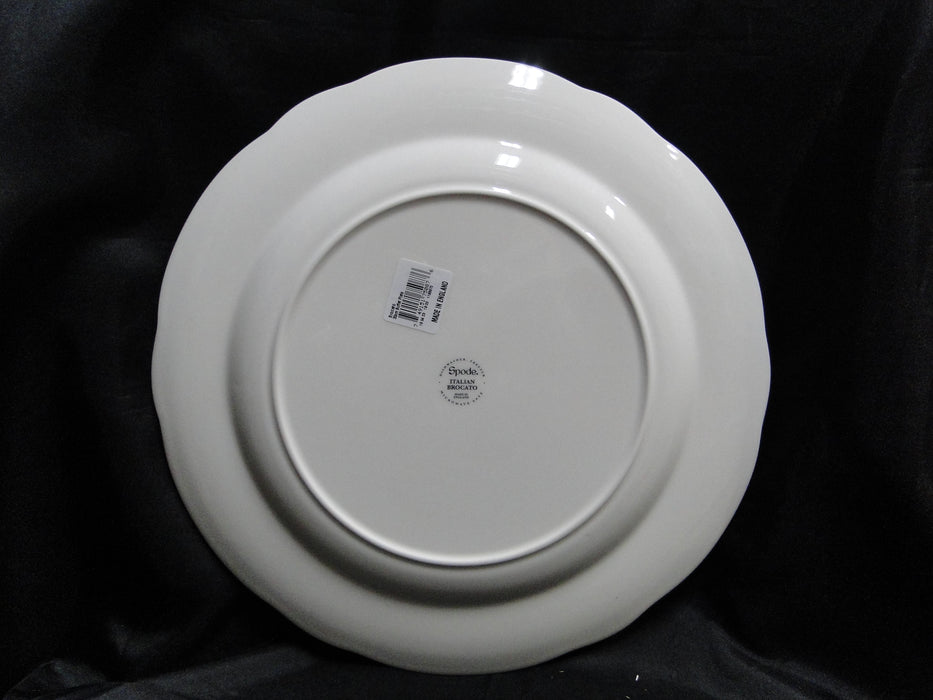 Spode Italian Brocato, Blue Florals, England: NEW Charger Plate (s), 12", Box