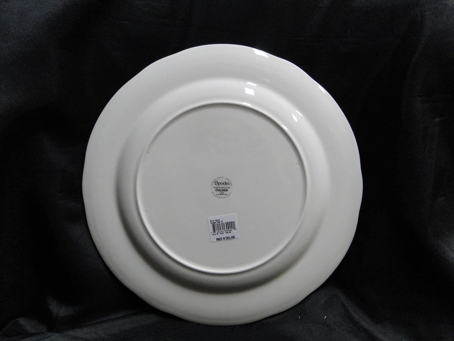 Spode Italian, Blue Scene, England: NEW Charger Plate (s), 12", Box