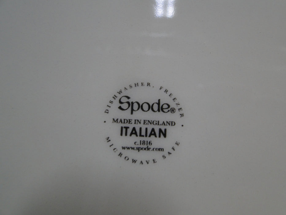 Spode Italian, Blue Scene, England: NEW Charger Plate (s), 12", Box