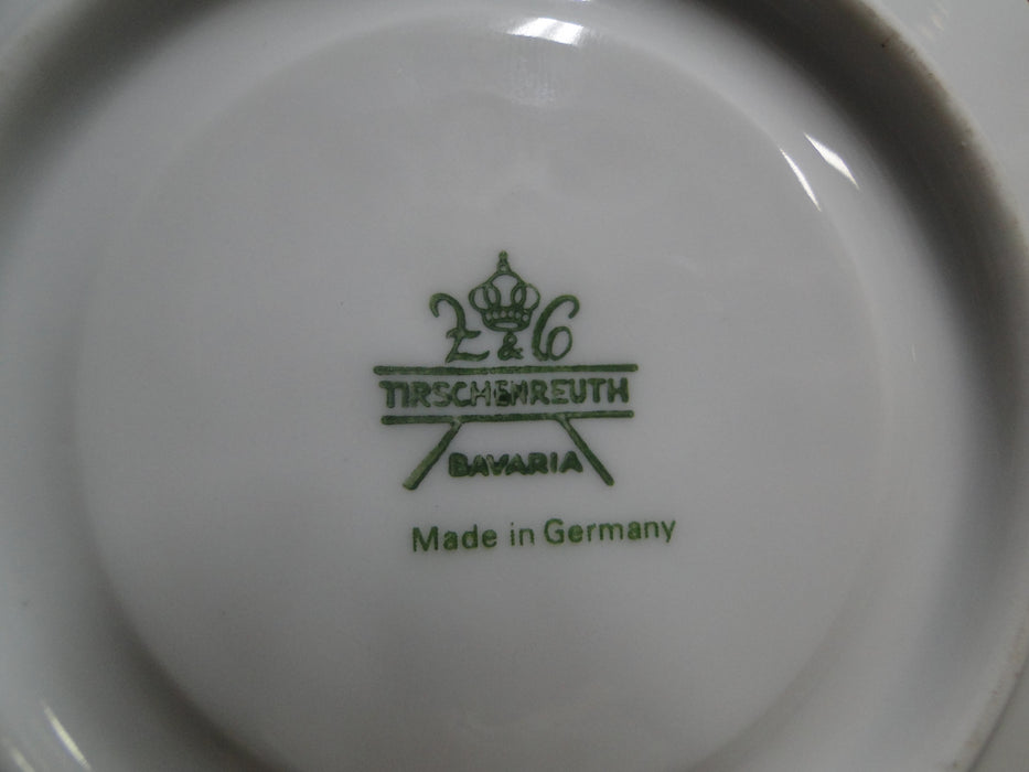 Tirschenreuth TIR419, Cobalt  Blue & Gold on White: Demitasse Cup & Saucer Set