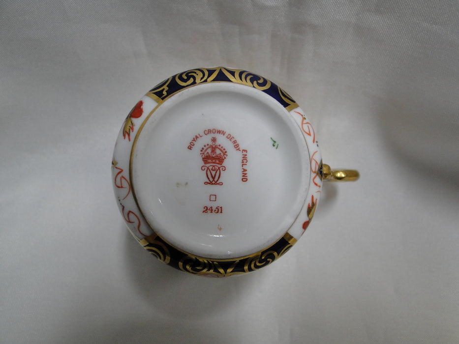 Royal Crown Derby Traditional Imari: Demitasse Flat Cup & Saucer Set, 2 1/4"