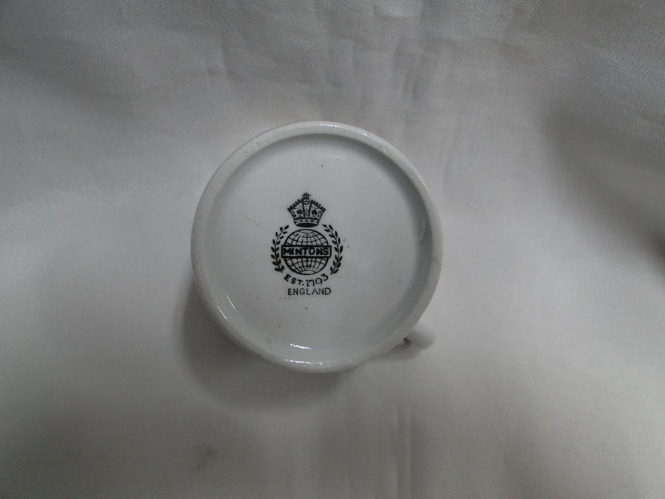 Minton Gold Greek Key on Blue Band: Demitasse Cup & Saucer Set, 2 1/8"